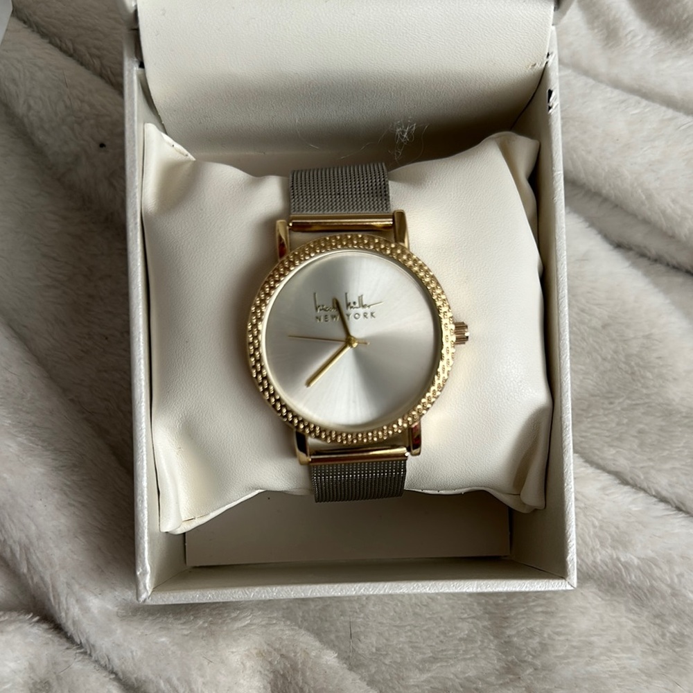Nicole Miller Gold and Silver Women's Watch